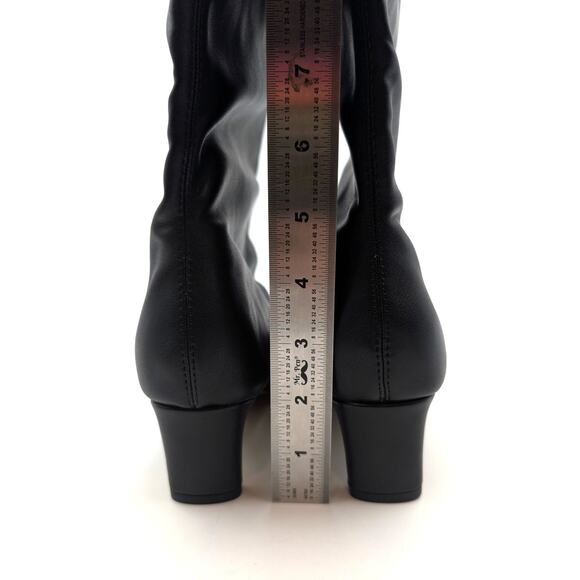 Splendid June Fashion Heel Boot Pointed Toe Women's Black Size US6M EU37 - Picture 4 of 9